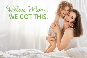 A mom hugging her child in bed not worrying because Lice Free Clinics is here to take care of all her lice concerns